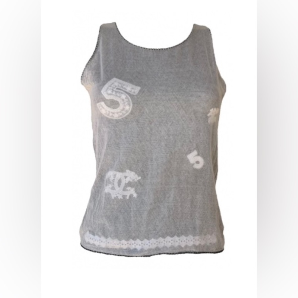 Vintage  Coco Chanel Two tons Top